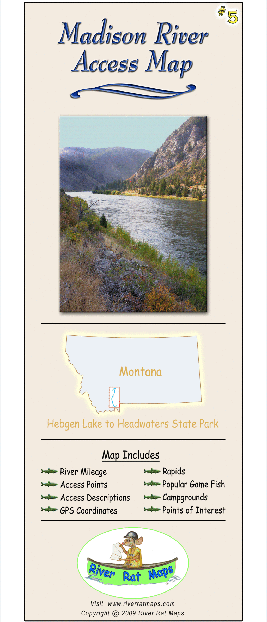 Madison River Access Map