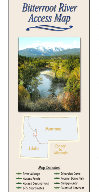 Bitterroot River Access Map
