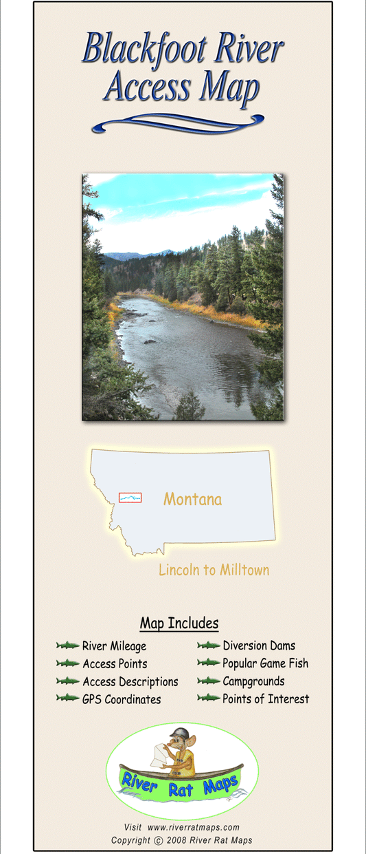 Blackfoot River Access Map