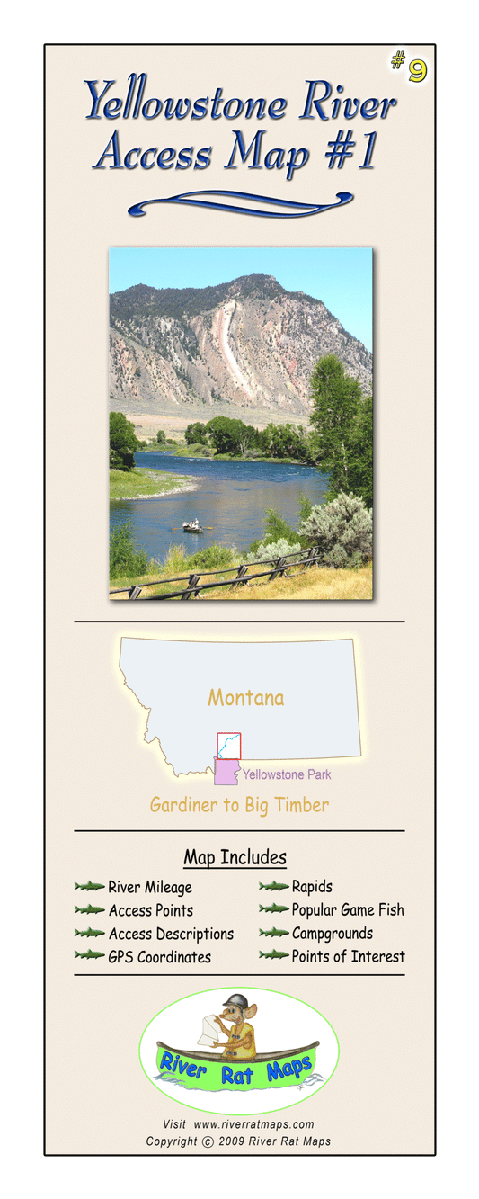 Yellowstone River Access Map #1
