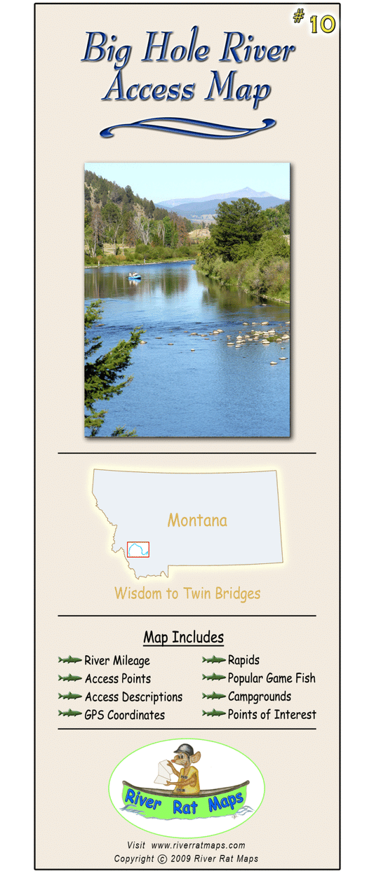 Big Hole River Access Map