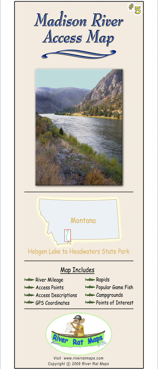 Madison River Access Map