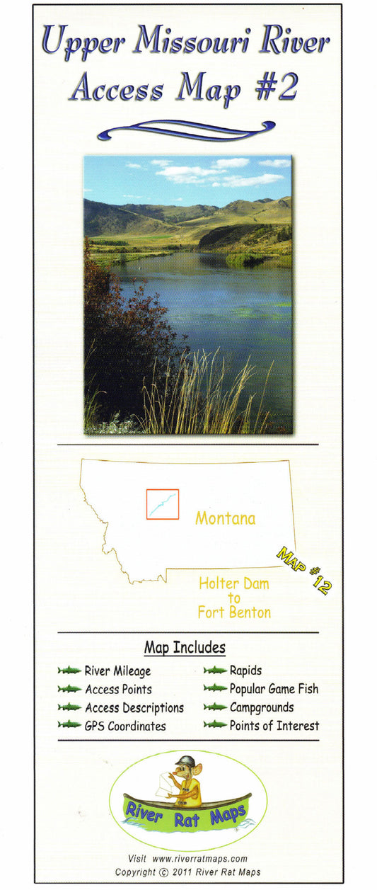 Upper Missouri River Access Map #2