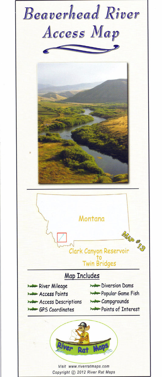 Beaverhead River Access Map