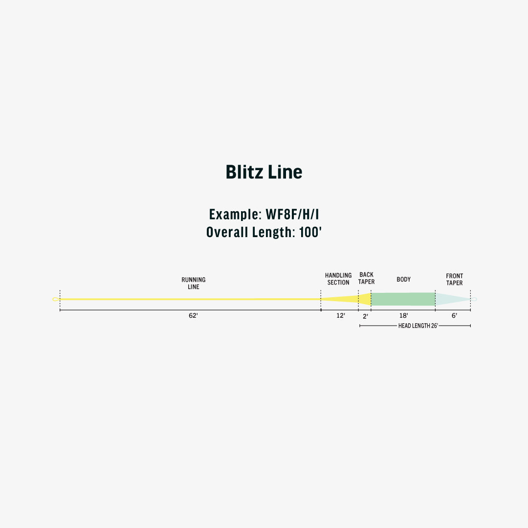 RIO Ambassador Series Blitz Fly Line