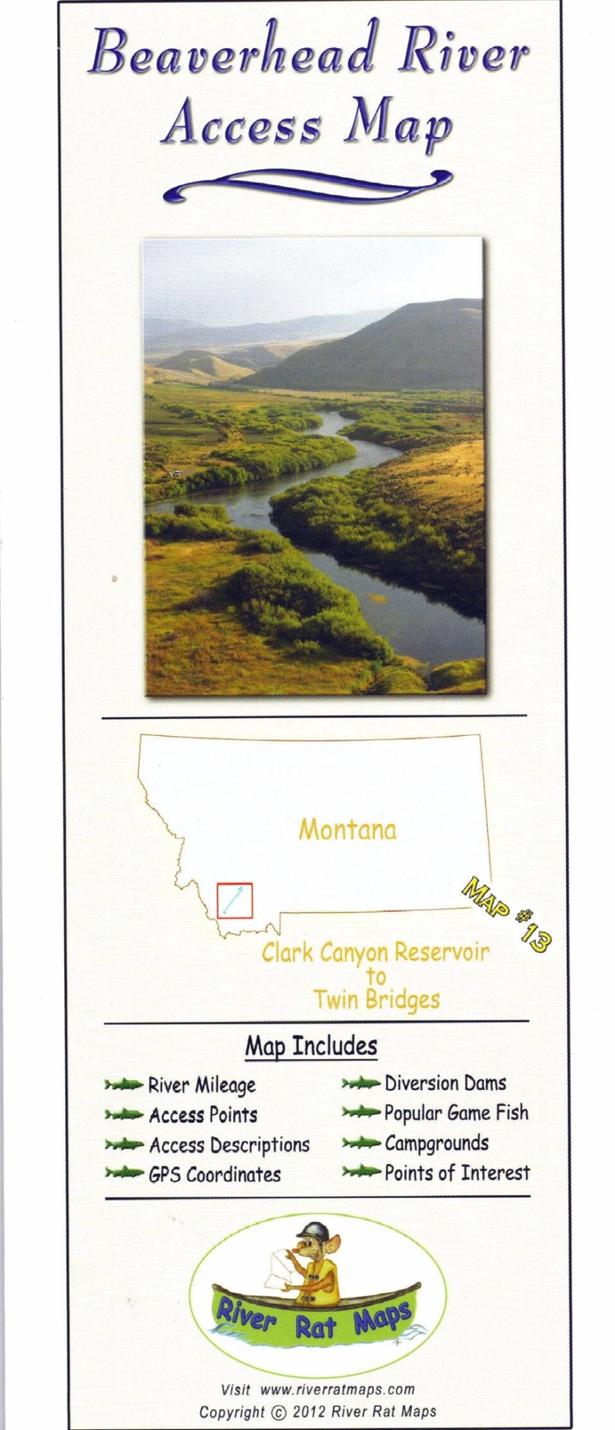 Beaverhead River Access Map