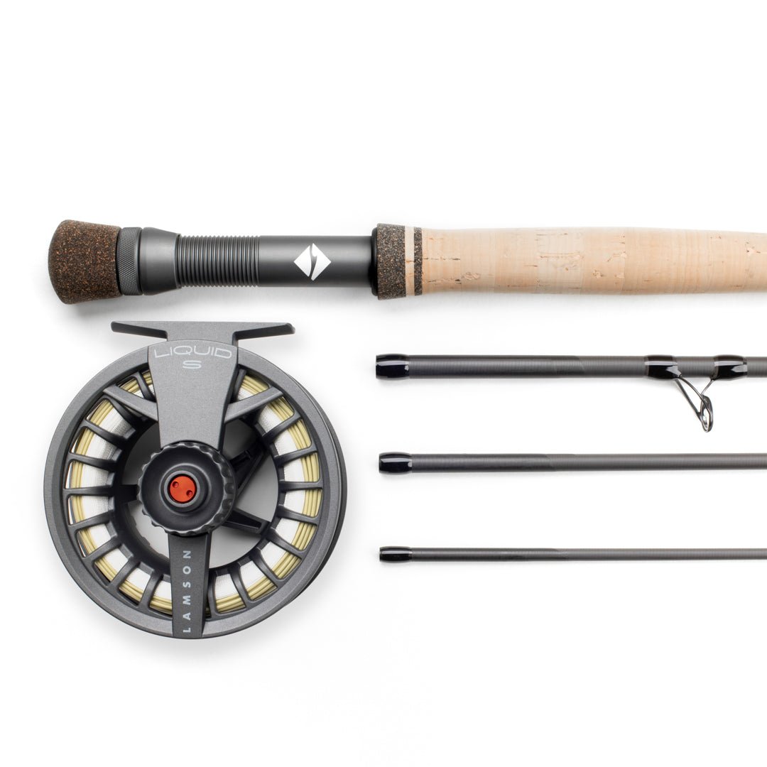 Lamson Liquid Fly Rod & Reel Outfit – Beginner Trout Fly Fishing Combo