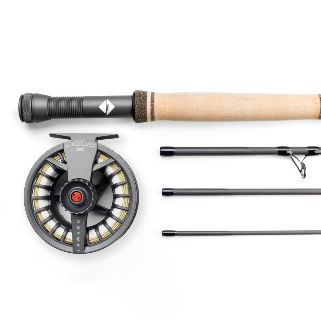 Lamson Liquid Fly Rod & Reel Outfit – Beginner Trout Fly Fishing Combo