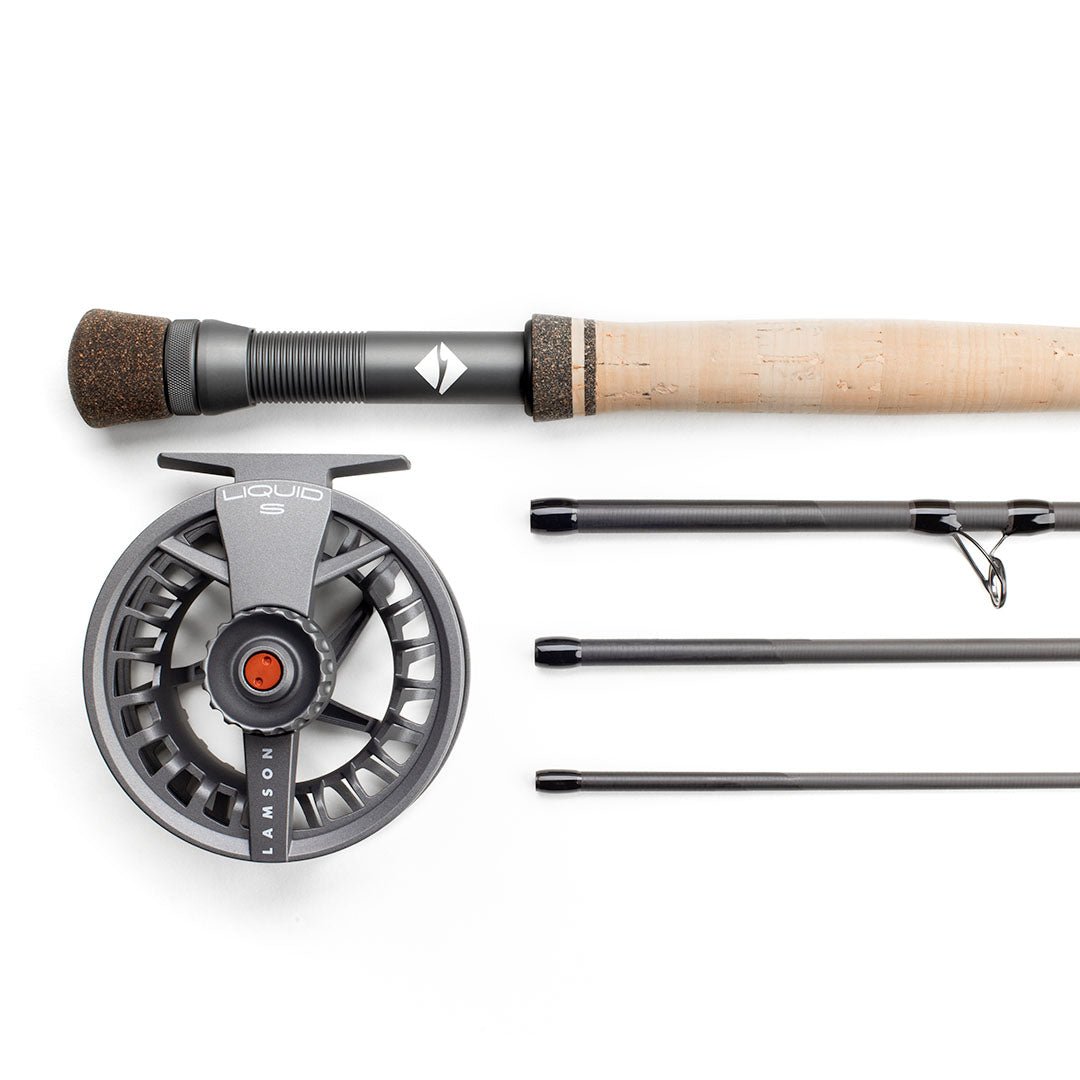 Lamson Liquid Fly Rod & Reel Outfit – Beginner Trout Fly Fishing Combo