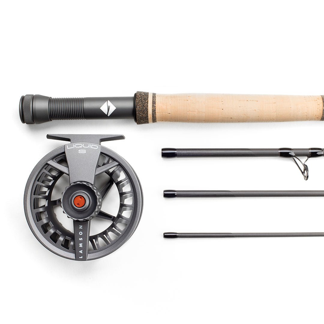 Lamson Liquid Fly Rod & Reel Outfit – Beginner Trout Fly Fishing Combo