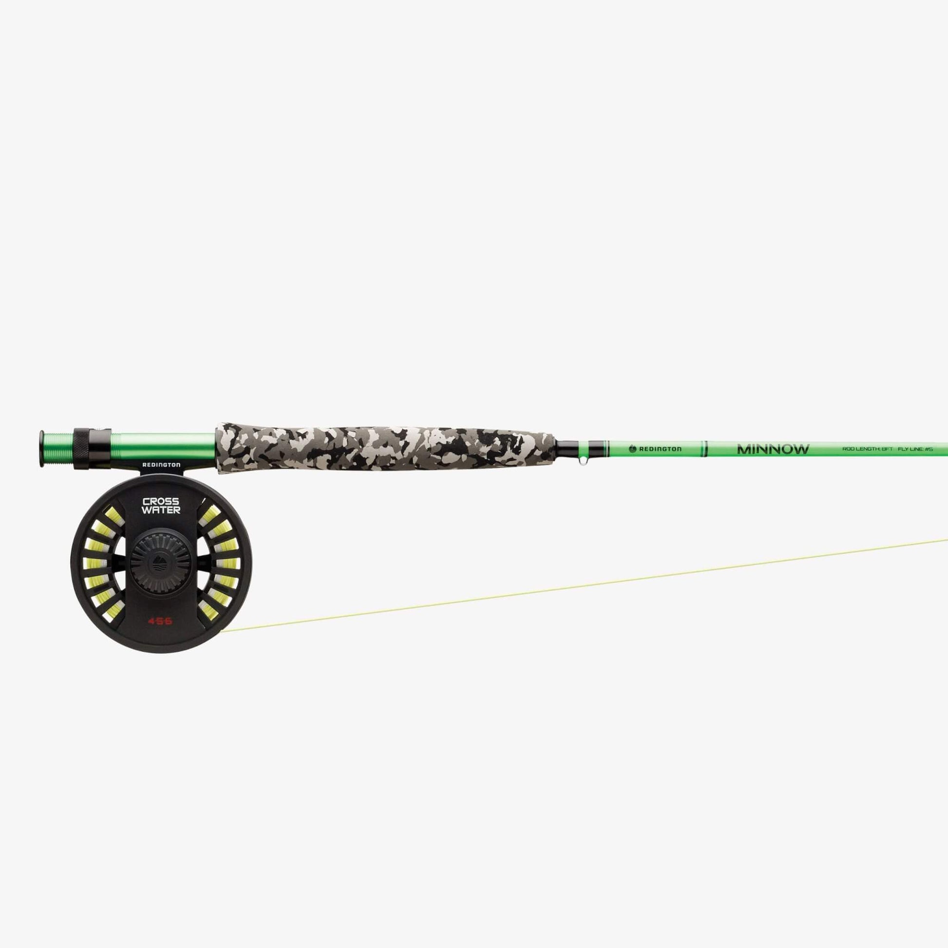 cross fly fishing rod 6wt | 8ft 6in | 3pc | bamboo responsive Connect fly rod in hand Redington Minnow Fly Rod &