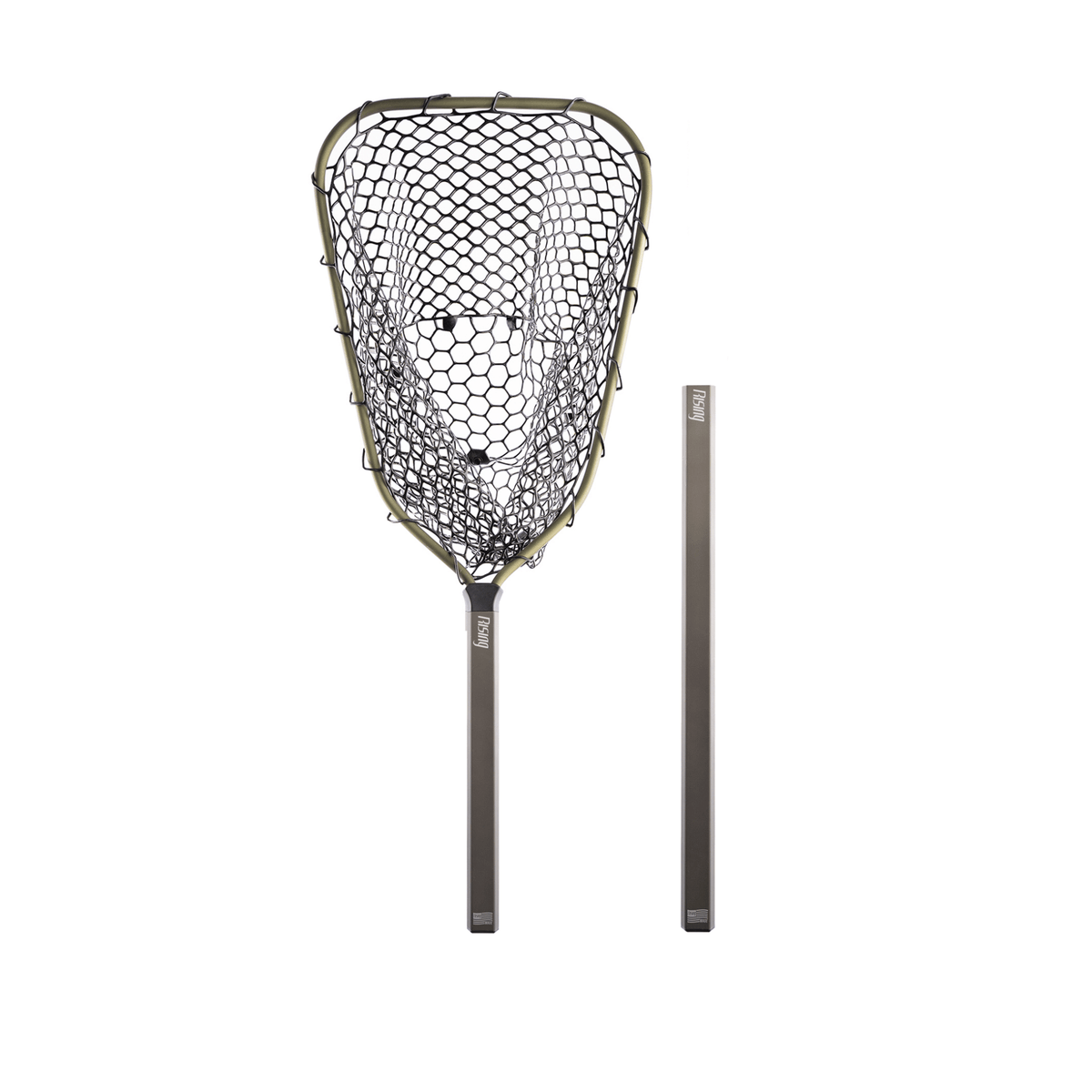 Rising Lunker Net Package – Fly Fishing Net & Handle Kit
