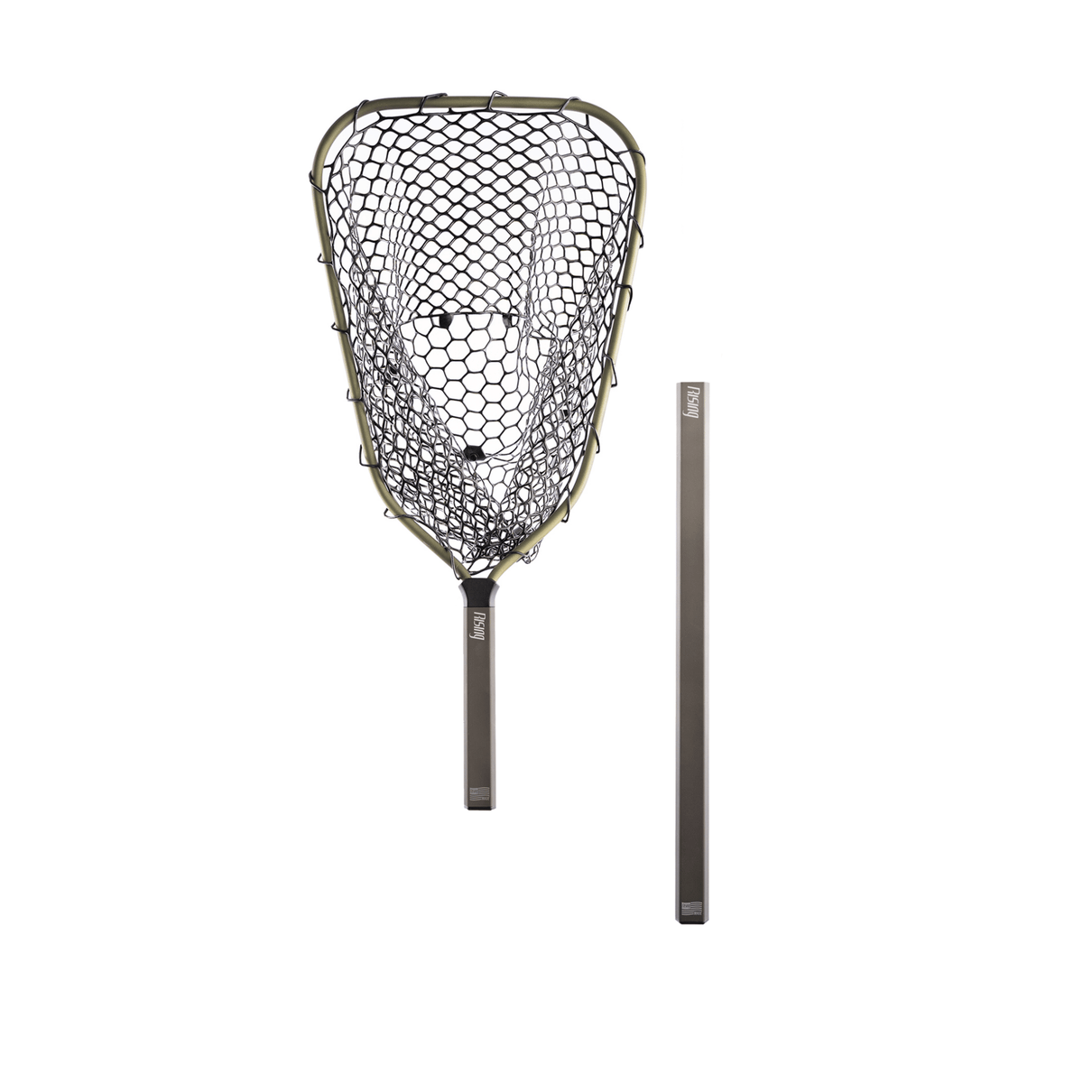 Rising Lunker Net Package – Fly Fishing Net & Handle Kit