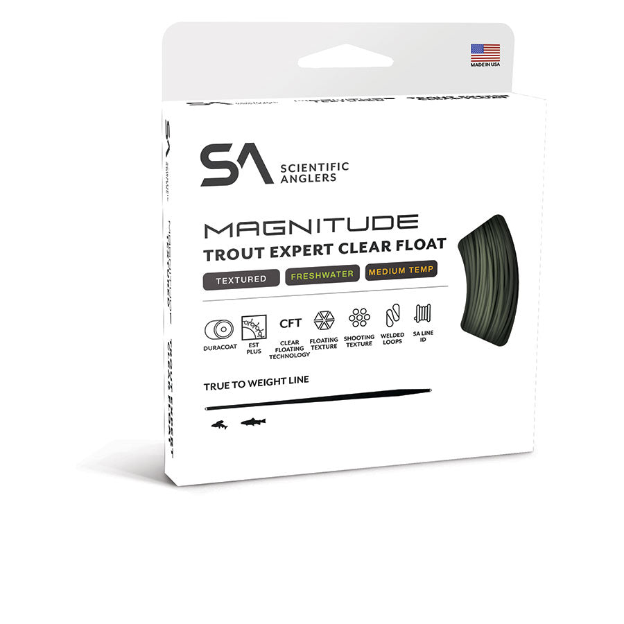 scientific anglers magnitude textured trout expert fly line
