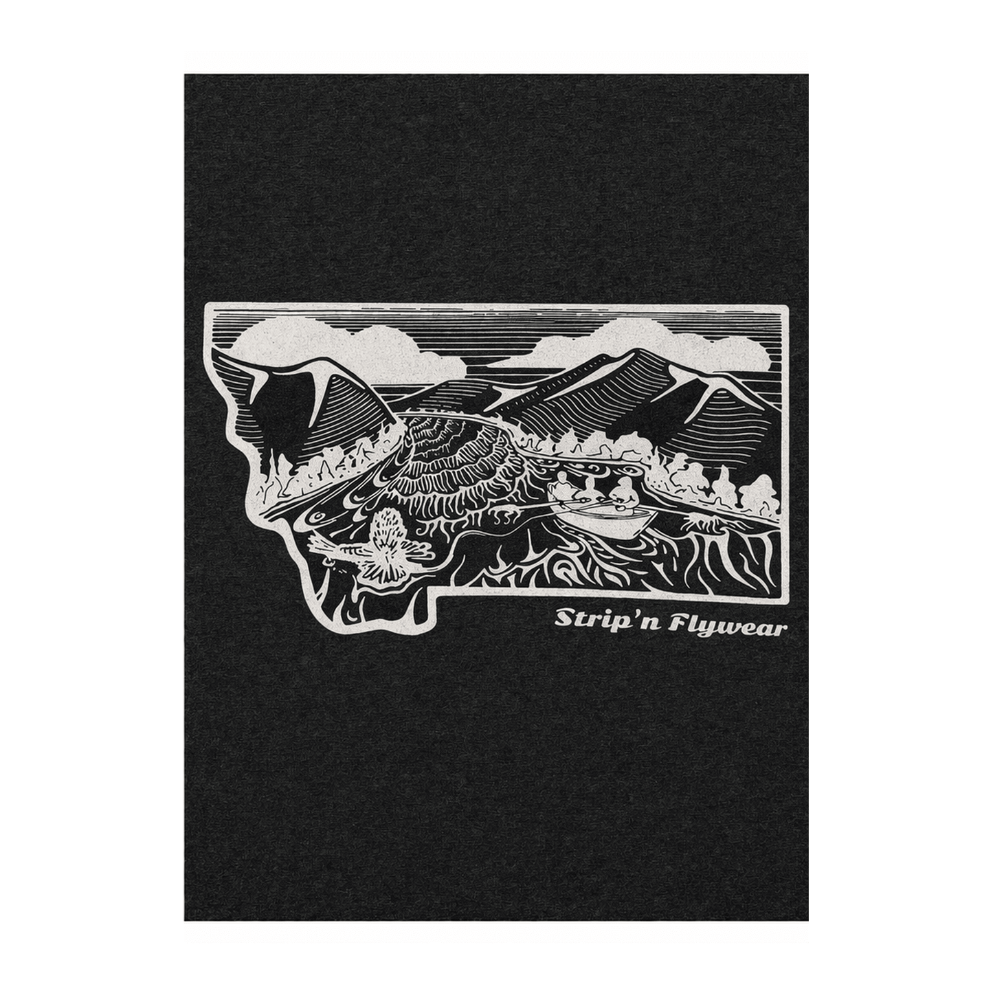 Strip'n Flywear River Art T-Shirt