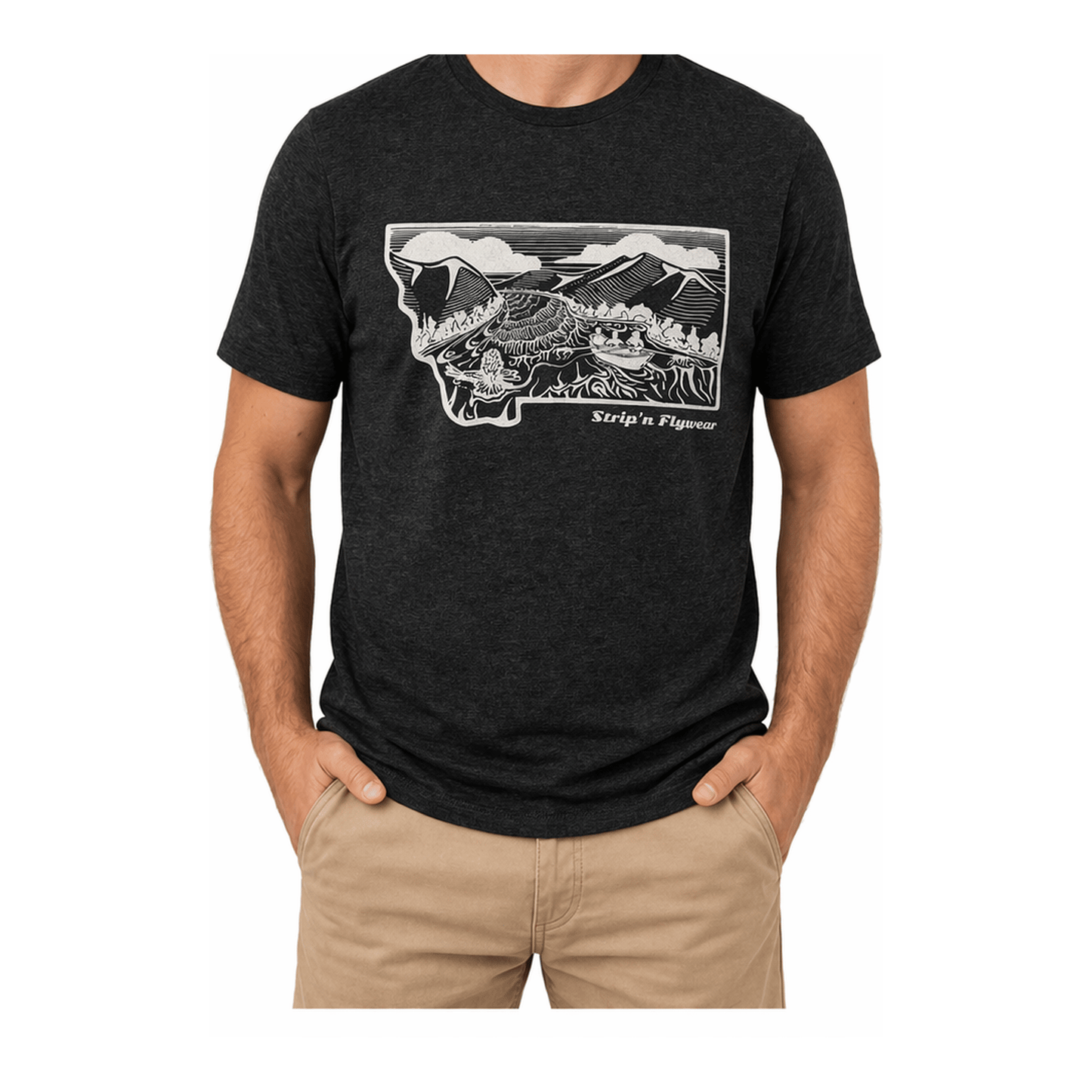 Strip'n Flywear River Art T-Shirt