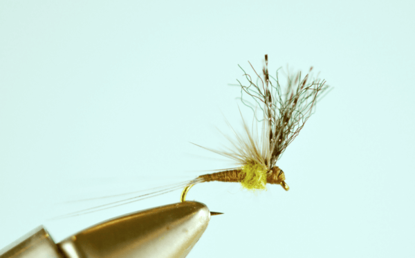 Size 14 6 Flies Parachute Blue Winged Olive BWO Trout Dry Fly Fishing Flies 