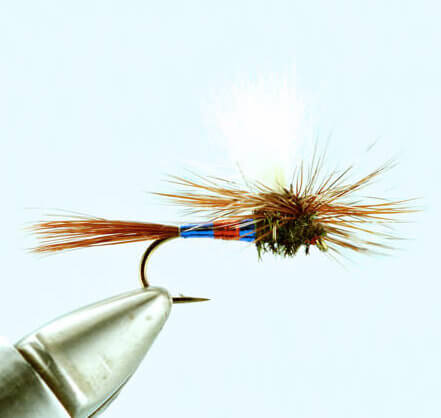 Bass, Bream, Trout, Salmon 6 flies Parachute Hopper Tan Fly Fishing Flies 