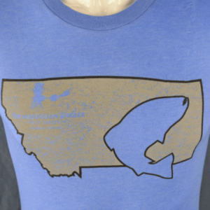 Montana Trout T shirt blue
